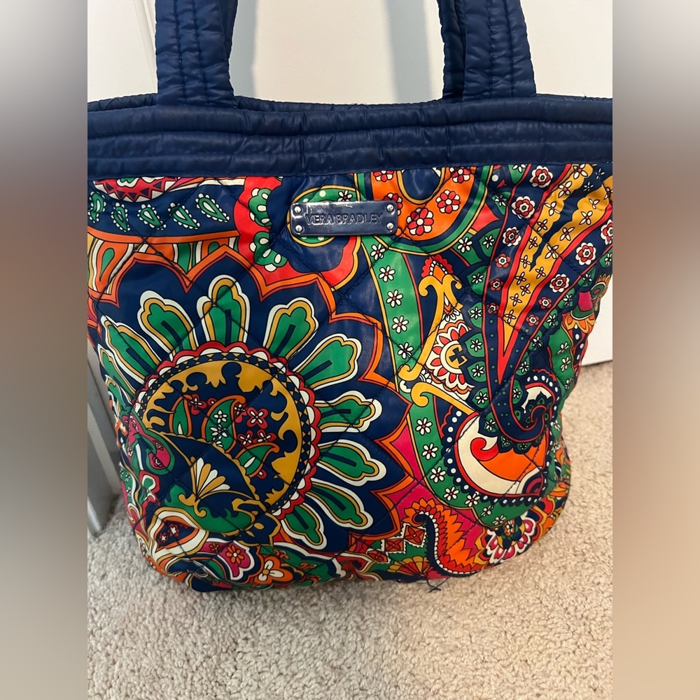 Vera Bradley Venetian Paisley Reversible Bag - Picture 6 of 13